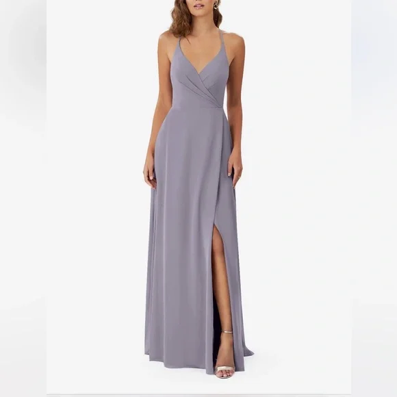 Azazie | Dresses | Nwt Azazie Size 6 Bridesmaids Dress In Fog | Poshmark